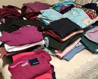 Lots and Lots of Large Sized Clothes in New with Tags to Like New condition