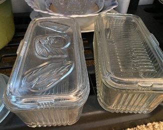 Refrigerator Dishes with Lids