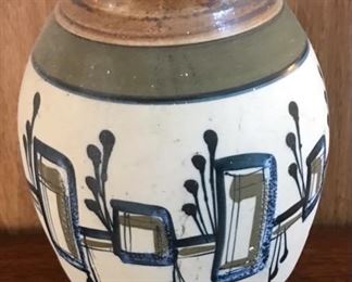 Hand painted Israeli vase . 