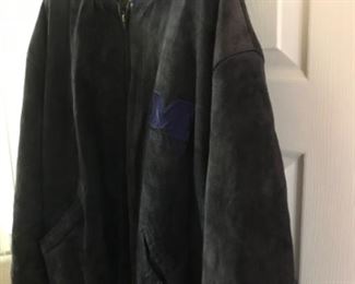 University of Michigan vintage suede jacket 