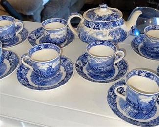 Blue Transferware English