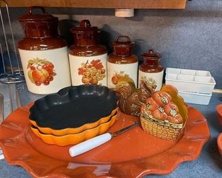 McCoy Canisters, Fall Dishes