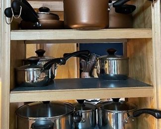 Paula Deen Copper Bottom Pots and Pans 