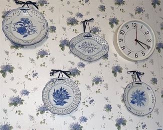 Blue Decorative Plates 
