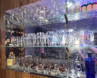 Bar Glassware, McDonalds 1983 Houston Rodeo Glasses, Coke 