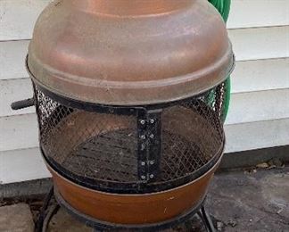 Copper Chimney Fire Pit