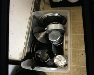 Pots and pans and lids