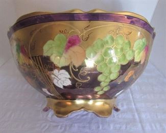 10. $450 Pickard China Punch Bowl, circa 1900, 14" diameter