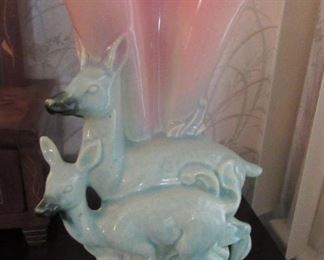 64. $40 Hull Pottery Deer Vase