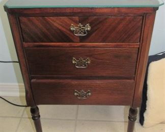 73. $65 Sewing Cabinet, 17.75”w x 14”d x 28”h	