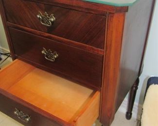 73. $65 Sewing Cabinet, 17.75”w x 14”d x 28”h	