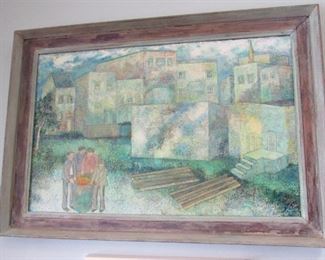 76. $220 Painting, Oil on Canvas, Harper’s Ferry, Mary Hovnanian, 32.5” x 22.5”