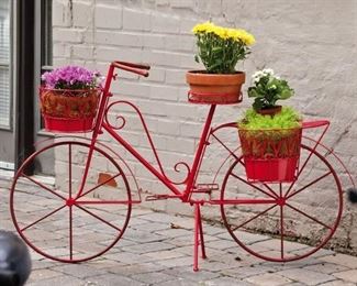 Bicycle planter