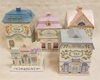 Lenox porcelain canisters