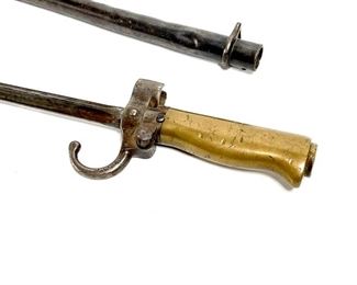 French Needle Bayonet Lebel w/ Scabbard 1866	19in Long	
