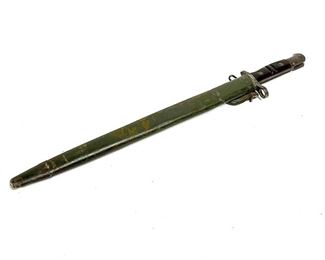 WWI Remington 17in Bayonet w/ Scabbard M1917 Enfield	23in Long