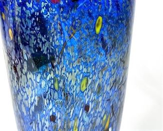 Kosta Boda Satellite Vase Artist Collection. Signed/Numbered 49250	11.5in H x 3.75in Diameter at top