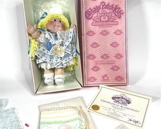 1984 Applause Cabbage Patch Kids Porcelain Limited Edition Kellyn Marie Doll