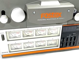Fostex A-8LR Multi-Track Reel to Reel Tape Deck Recorder	Box: 11x17.5x17.5in	HxWxD
