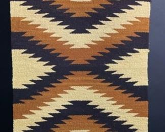 Vintage Navajo Rug 38x19in #2	39x18.5in