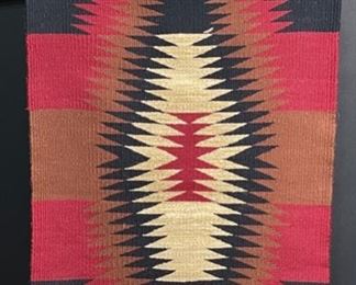 Vintage Navajo Rug 39x19in #2	38x19in	