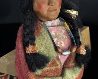 Vintage Skookum Doll Bully Good 4050 in original box 12.5in	Box: 14.25x4.25x2.75 Doll: 12.5in	HxWxD