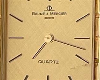 Baume & Mercier 14k Gold Gents Watch 97251/9	Size: 7.5	
