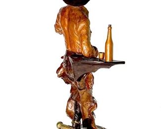 Thirsty Fella by Elie Hazak Cowboy Bronze Statue/Sculpture #24 of 56	28x18x13in