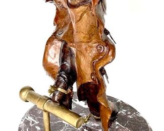 Thirsty Fella by Elie Hazak Cowboy Bronze Statue/Sculpture #24 of 56	28x18x13in