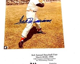 *Signed* Ted Williams Autograph 8x10 Photo MLB Auto	8x10	