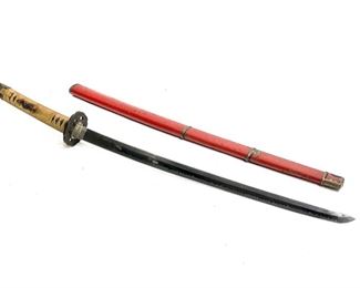 Japanese Antique Samurai sword Katana	"Total Length w/ scabbard: 
     39.5 long