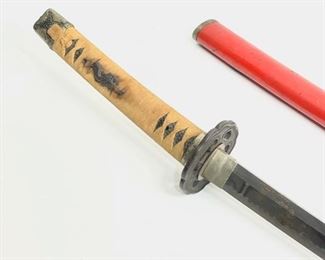 Japanese Antique Samurai sword Katana	"Total Length w/ scabbard: 
     39.5 long