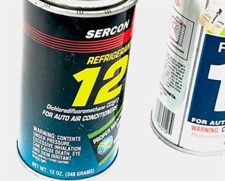 3 Cans R-12 Refrigerant R12 Freon Auto Air Conditioners Sercon	