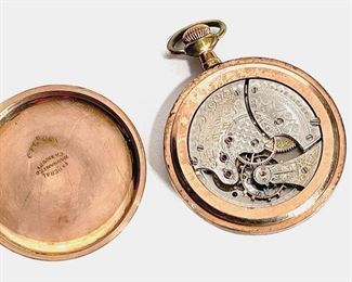 Old 1800’s Antique American Waltham Pocket Watch Gold Filled NOT Running		