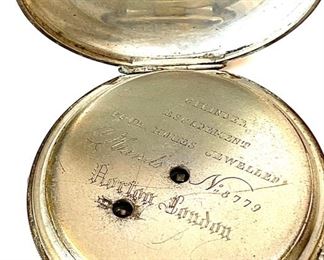 Old Antique Norton London Pocket Watch	