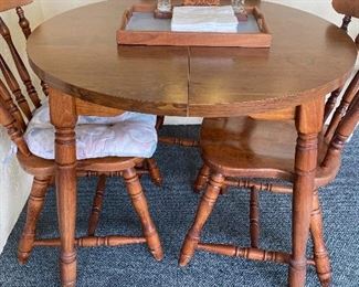 Kitchen table with four chairs