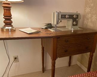 Kenmore vintage sewing machine with cabinet 