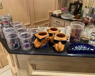 Joe camel collection - glasses & coozies