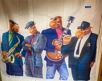 Joe Camel shower curtain