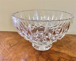 $45 - Waterford pedestal bowl - 4" H, 6" diam.