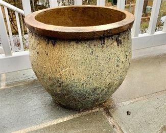 $75 - Planter. 12"H; 13" diam