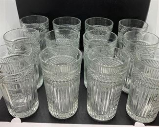 Cut Glass Drink Set