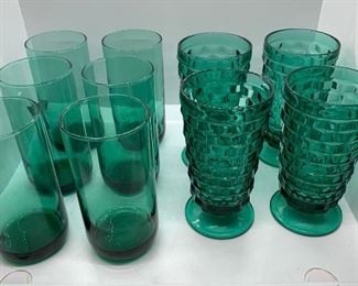 Green Drink Glasses