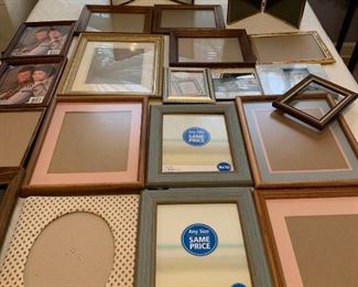 Large assortment of Frames
