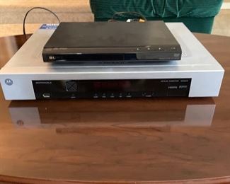 Motorola Tuner DVR Sony DVD Player