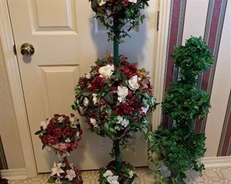 Three Flower Topiary