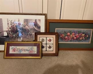 Various Framed Art