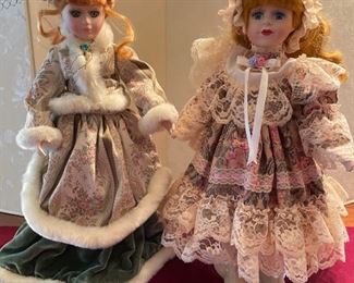 Vintage Victorian Porcelain Dolls