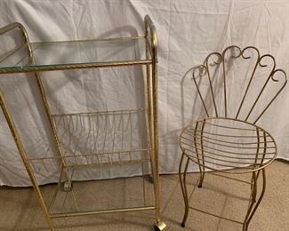 Vintage Gold Metal Pieces