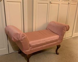 Vintage Rolled Arm Bench